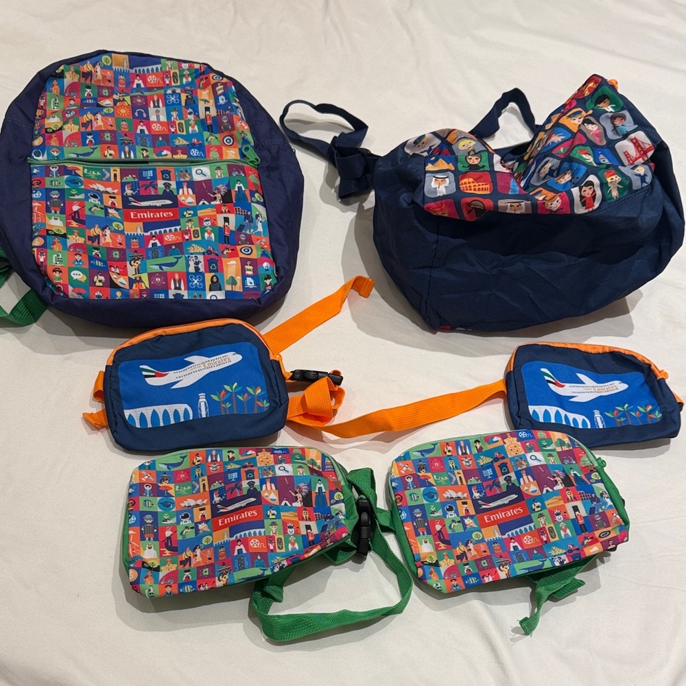 Colorful Kids Travel Accessory Set
